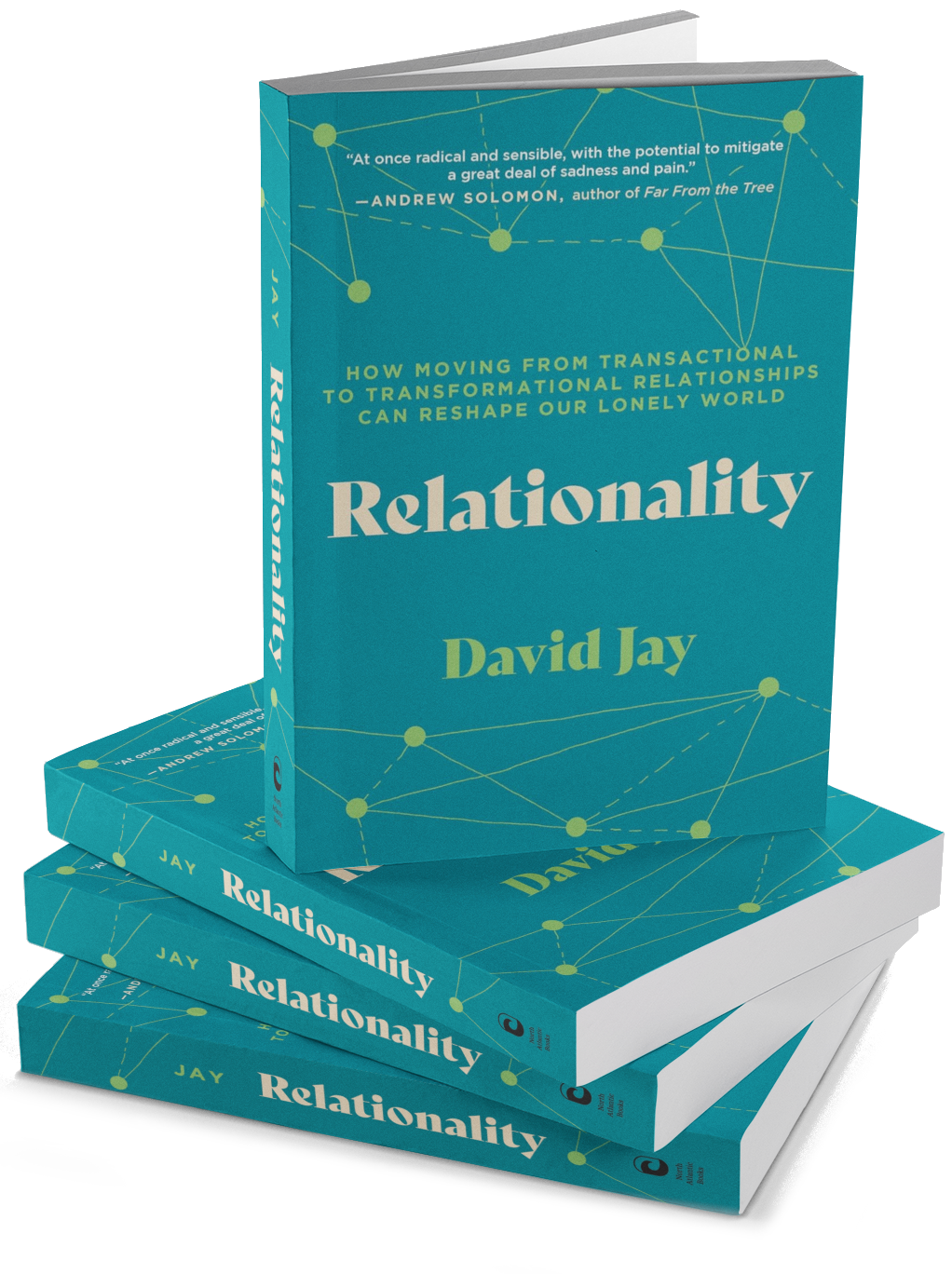 Several copies of the book 'Relationality'